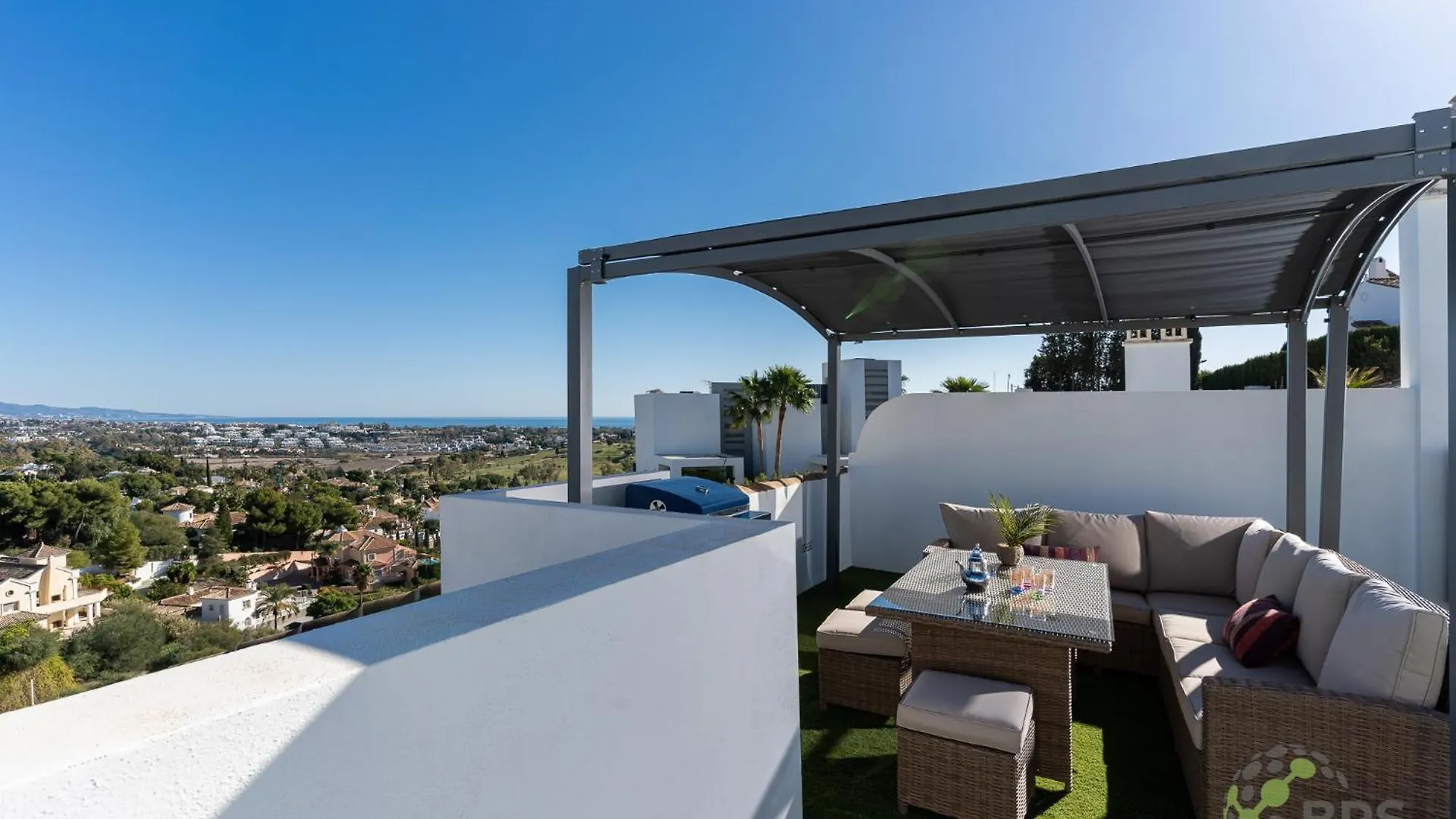 Luxury Resort-6 Pools- Spa - Sea Views 112 Estepona Apartment